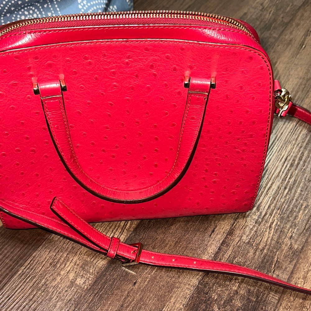 Kate Spade Textured Red Satchel - Picture 5 of 11